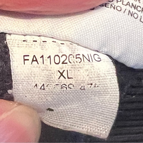 Nike Fuzzy Swoosh Hoodie Men’s XL Navy Blue Pullover Sweatshirt **STAINS - Picture 5 of 7